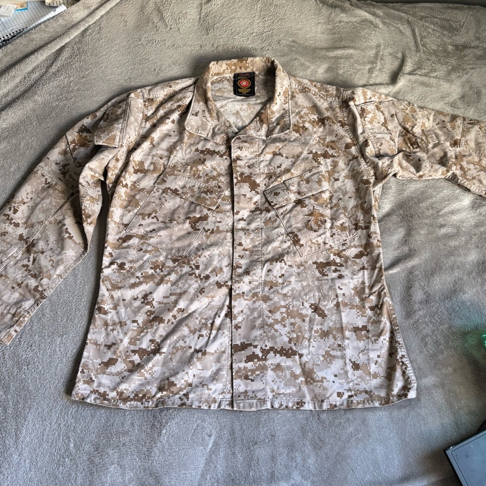 American Apparel Camouflage Military Jacket